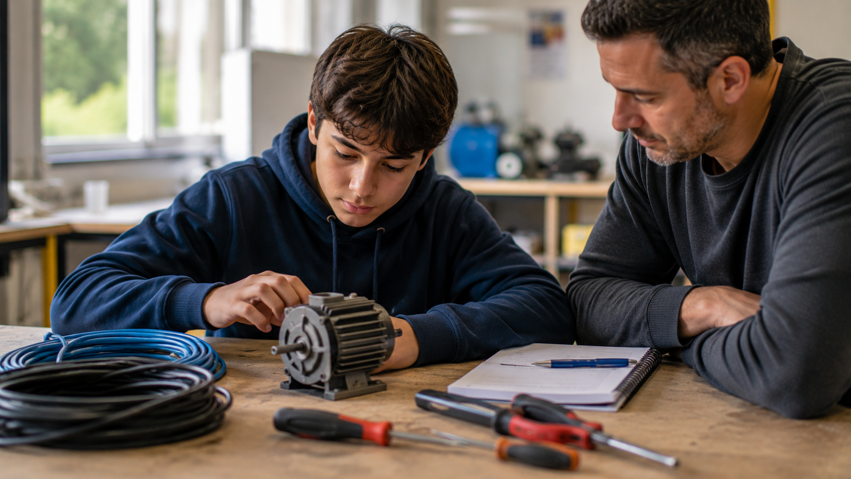 Découverte des métiers techniques pour collégiens