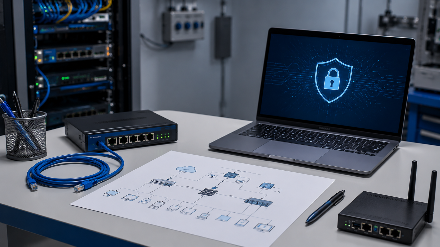 Poste technique réseaux et cybersécurité