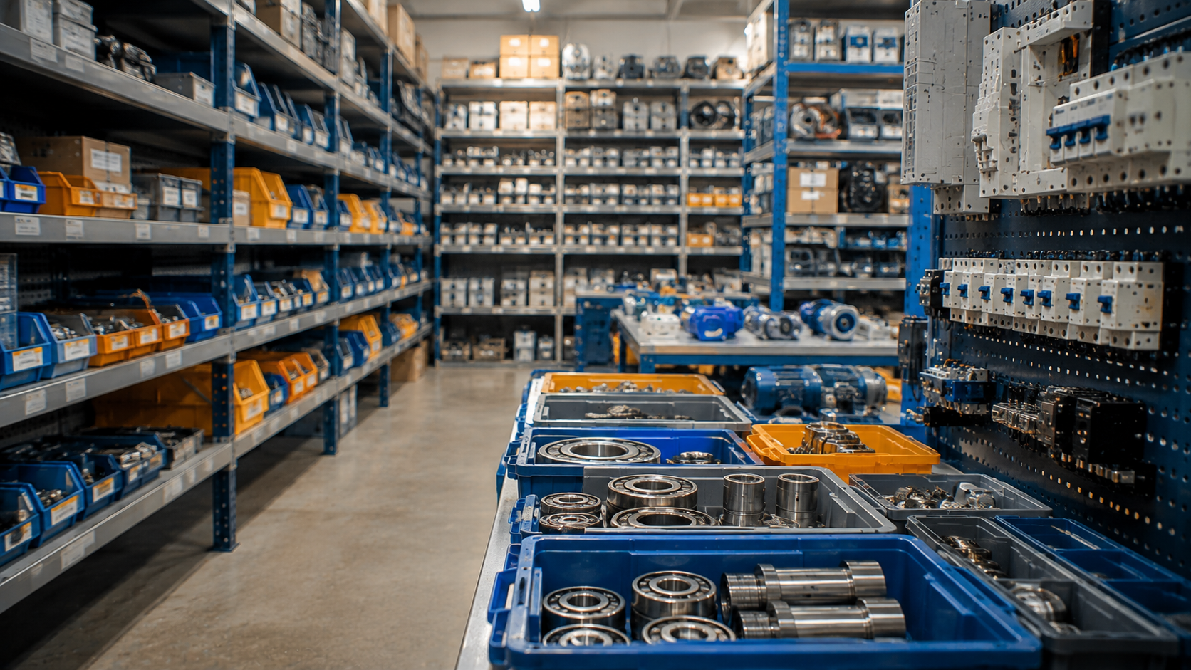Stock de pièces détachées et planification maintenance
